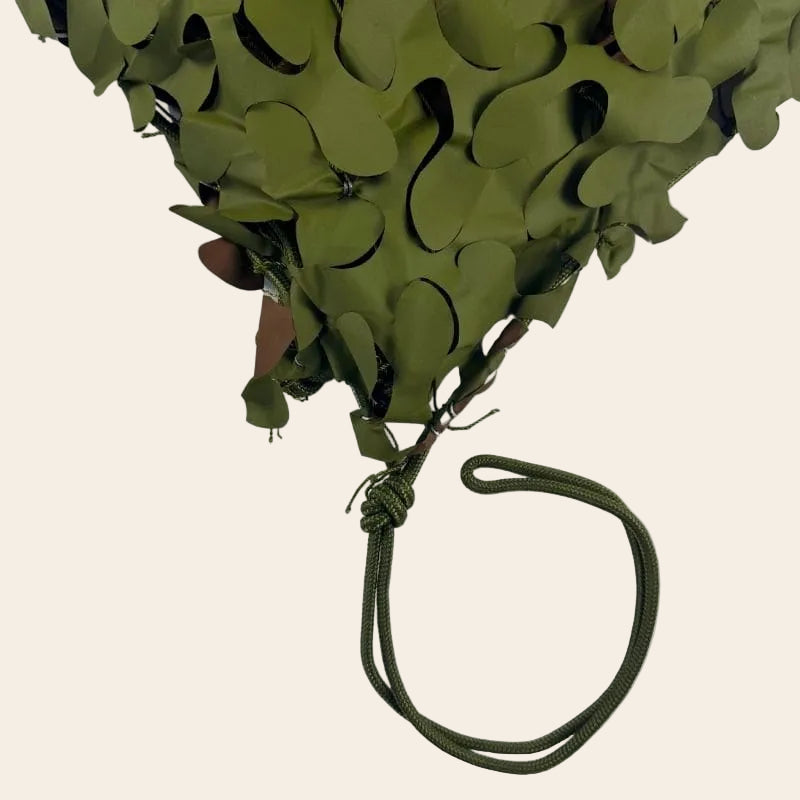 Voile d’ombrage triangulaire camouflage militaire légère