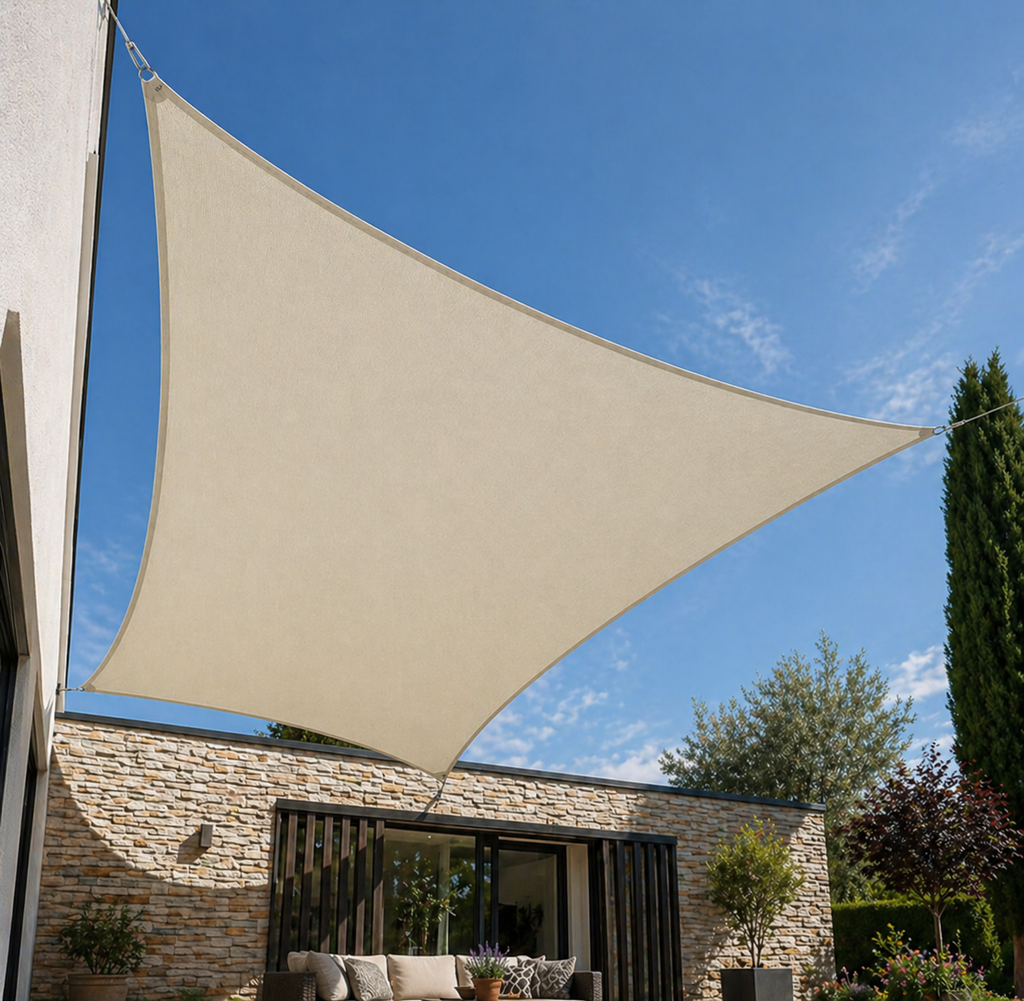 Voile d’ombrage grande taille protection UV