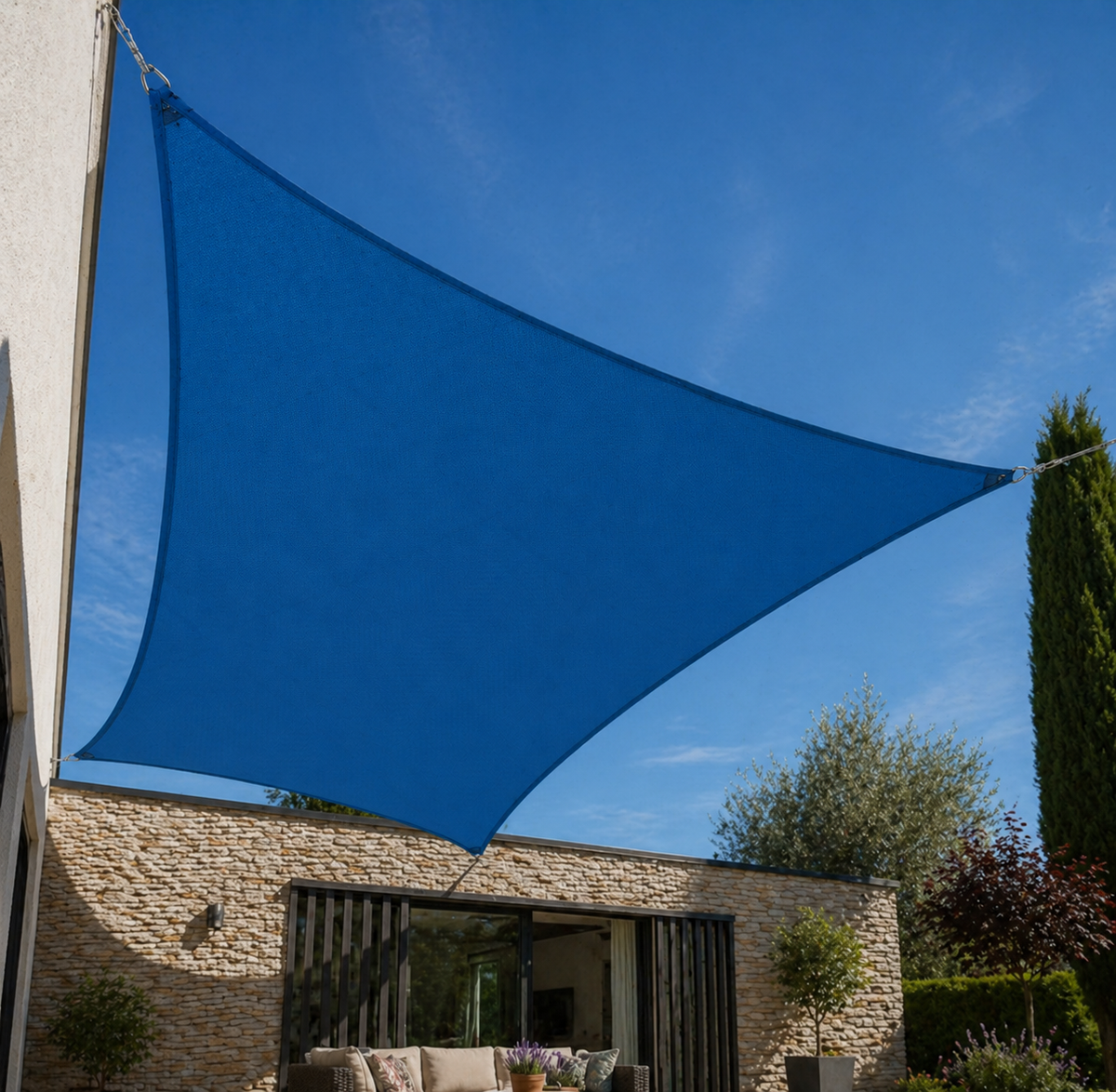 Voile d’ombrage grande taille protection UV