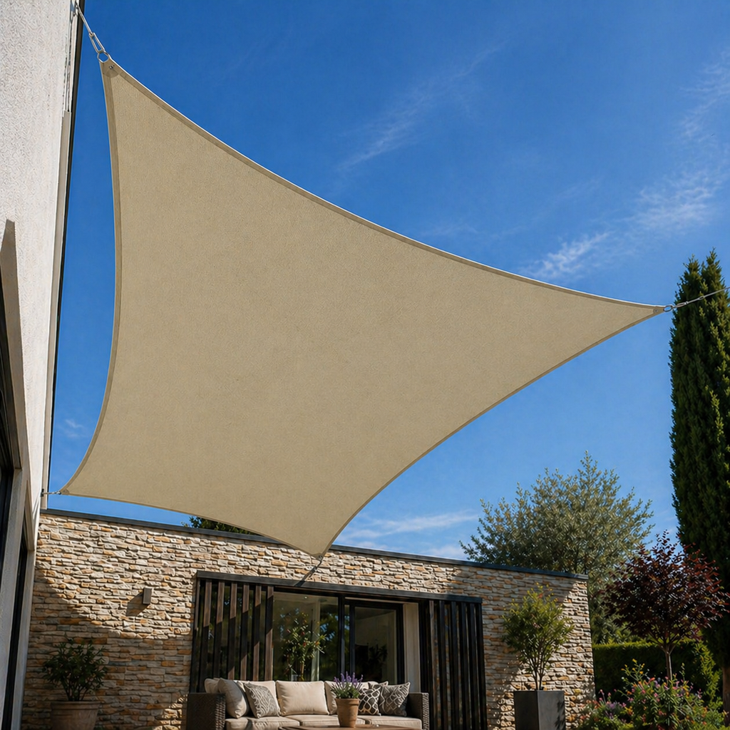 Voile d’ombrage grande taille protection UV