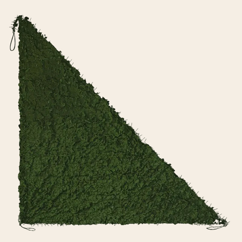 Voile d’ombrage triangulaire camouflage militaire légère