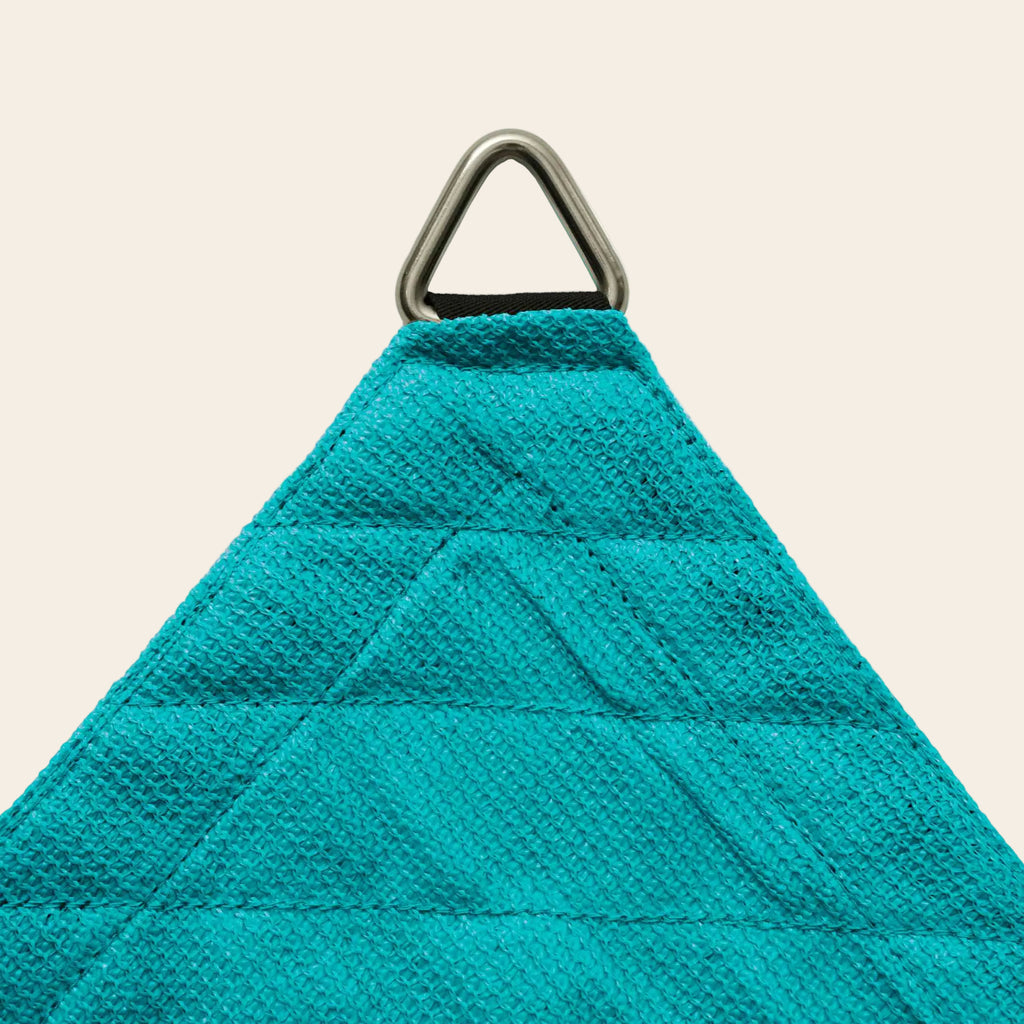 Voile d’ombrage triangulaire respirante UV & vent